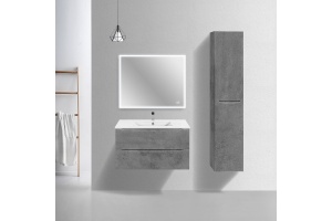 Тумба под раковину Vincea Mia Slim 90 серая - 2