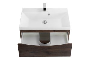 Тумба с раковиной Belbagno Marino 70 темное дерево  - 3