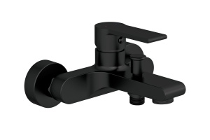 Смеситель Cersanit Brasko Black для ванны с душем 63108