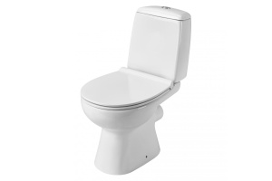 Унитаз-компакт Цезарь 1WH302415 с горизонтальным выпуском