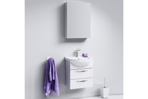 Мебель для ванной Aqwella Allegro 50 с 2 ящиками