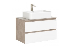 Комплект мебели Onika Алеста 80 белый/камень светлый (108054) - 3