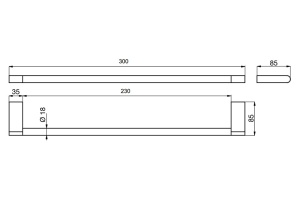 Полотенцедержатель Ideal Standard Connect (N1385AA) - 3