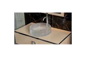 Столешница под раковину Armadi Art Lucido 100 бежевый - 2