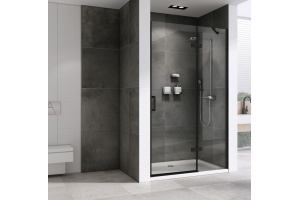 Душевая дверь в нишу ABBER Zart 120 профиль черный (AG08120B) - 2
