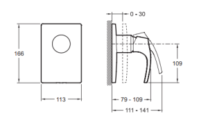 Смеситель Jacob Delafon Symbol E98712-CP для душа - 2