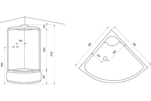 Душевая кабина Arcus AS-104 - 3