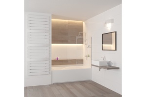 Шторка на ванну RGW Screens SC-54 80x150 с полками - 2