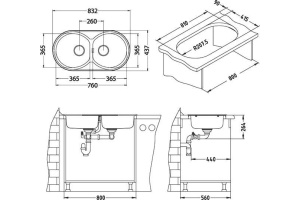 Мойка кухонная Alveus Form 50 - 2