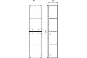 Шкаф-пенал Cersanit Melar - 3