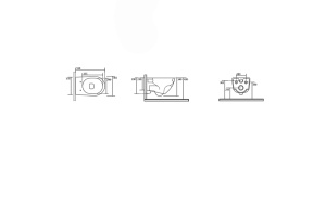 KERASAN Aquatech Унитаз подвесной, Безободковый,550х365 мм, цвет белый - 2