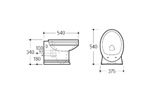 Унитаз подвесной Boheme Puro с крышкой белый - 2