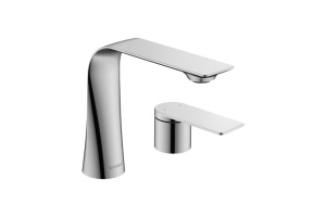 DURAVIT (D.1) Смеситель для раковины на два отверстия 157 мм, без донного клапана, хром