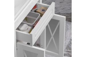 Тумба под раковину Opadiris Палермо 60 белая матовый  - 3