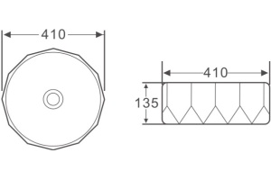 Рукомойник BelBagno BB1409H301 чёрная - 3