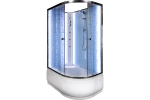 Душевая кабина Deto ЕМ4512L N LED с гм.