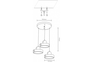 Подвесной светодиодный светильник Velante 447-006-03 - 2