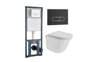 Комплект Weltwasser MARBERG 410 + TELBACH 004 GL-WT + MAR 410 SE MT-BL (10000011129)