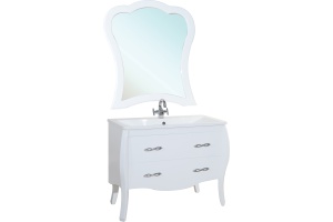 Зеркало Bellezza Грация 90 белое - 2