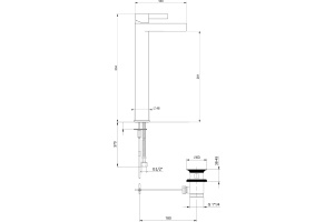 Смеситель Webert DoReMi DR830402015 для раковины, хром - 2