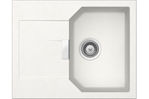 Мойка  Manhattan 40 D Cristalite корз.клапан альпина