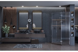 Душевой уголок Ambassador Diamond 12011111R 90х90 см - 3