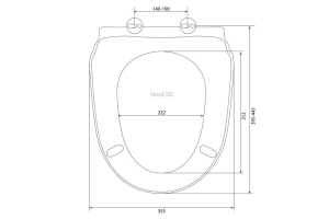 Сиденье для унитаза Berges  (015703) - 2