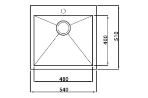 Мойка кухонная Kaiser KSM-5451 - 2