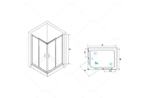 Душевой уголок RGW PA-146 020814690-11 - 2