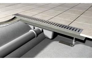 Душевой лоток AlcaPlast APZ1SMART-LINE-650 с опорами и решеткой - 3