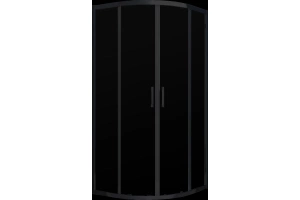 Душевой уголок Vincea Alpha 90x90 профиль черный стекло прозрачное - 3