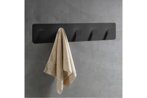 Вешалка для полотенец Abber Stein 45 черная матовая