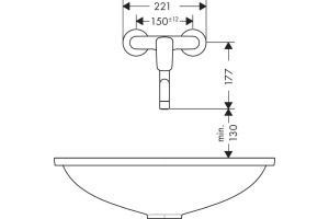 Смеситель Hansgrohe Logis 71836000 для кухонной мойки - 3