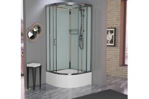 Душевая кабина Frank F409/2 Brilliant высокий поддон - 2