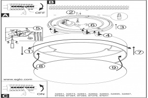 Накладной светильник Eglo ПРОМО Viserbella 97641 - 2