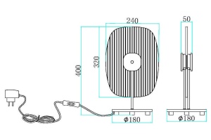 Настольная лампа декоративная Maytoni Eclipse MOD152TL-L1BK - 2