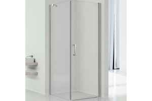 Душевой уголок Vincea Orta 80х80 хром стекло прозрачное