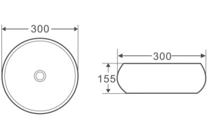 Рукомойник BelBagno BB1114 накладной - 3