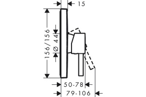 Смеситель для душа Hansgrohe Finoris белый матовый - 2