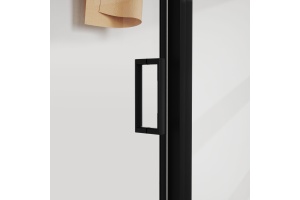 Душевой уголок Vincea City 120х90 профиль черный стекло прозрачное - 3