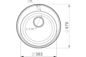 Мойка кухонная GranFest Quarz Z08 белый - 3