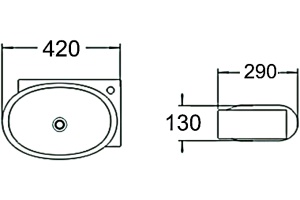 Рукомойник SantiLine SL-2022L - 2