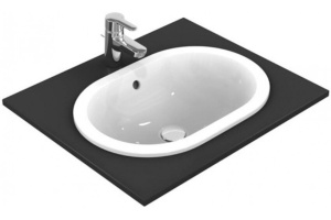 E504901 Connect Умывальник овальный  встраиваемый 62 см, без отверстия под смеситель.