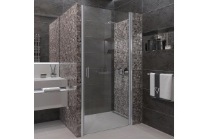 Душевая дверь в нишу Veconi Vianno VN-43 80 см,  профиль хром