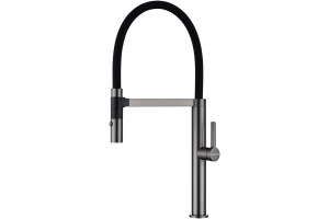 Смеситель для кухни Paulmark Leader серый матовый