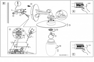 Светильник на штанге Eglo ПРОМО Milton 83589 - 3