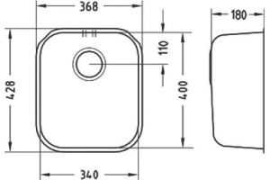 Мойка кухонная Alveus Variant 40 1009013 - 2