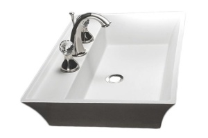 Раковина накладная Armadi Art NeoArt 67 серебро - белый