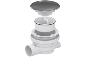 Сифон для душевого поддона RGW Velplex QYD-01 хром - 2