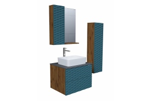 Зеркало-шкаф Grossman АЛЬБА веллингтон/бриз (206502) - 2